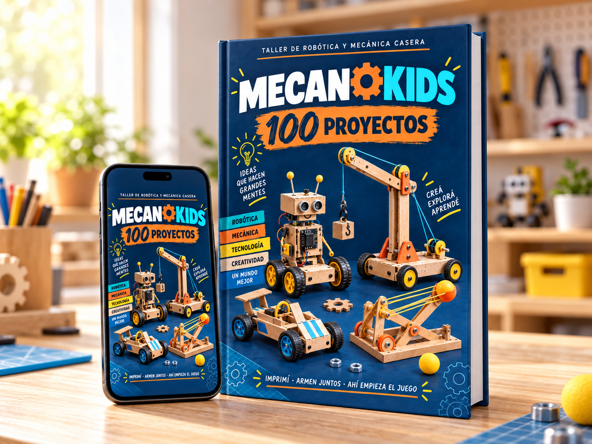 Mecano Kids – 100 Proyectos de Robótica y Mecánica Casera